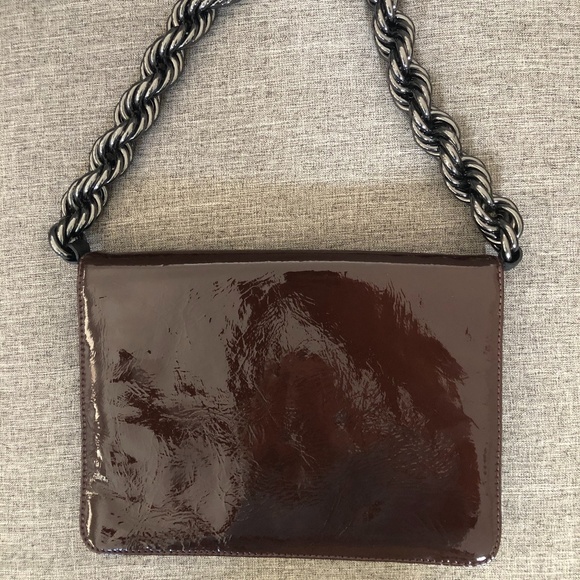 Monika Chiang Plum Leather Purse - Picture 2 of 9